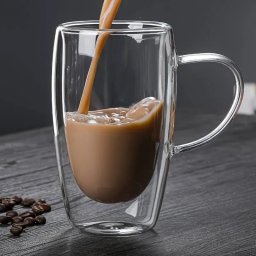 Cana Cafea cu Pereti Dubli 450 ml