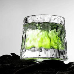 Pahar whiskey Rotating Wavy