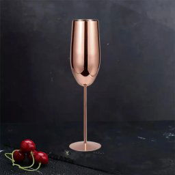 Pahar sampanie din Otel inoxidabil Rose Gold
