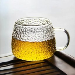 Cana Ananas cu maner transparent