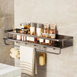 Organizator de perete cu suport prosop 50 cm