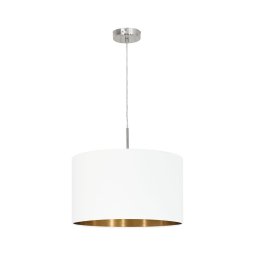 Lustră pe cablu Eglo 78695 PASTERI 1xE27/60W/230V alb