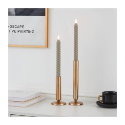 SET 2x lumânare LED Eglo 422224 ANDRAFIABE LED/1xAAA 24,5 cm bej