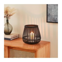 Sfeșnic Eglo 422085 BUNAWAN 20x22 cm negru