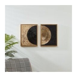 SET 2x pictură Eglo 423034 ROBERVAL 43x33 cm negru/auriu