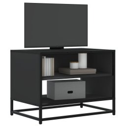 Dulap TV, negru, 61x40x46 cm, lemn prelucrat si metal GartenMobel Dekor