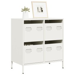 Dulap, alb, 68x39x73,5 cm, otel laminat la rece GartenMobel Dekor