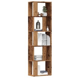 Biblioteca, lemn vechi, 45x24x159 cm, lemn prelucrat GartenMobel Dekor