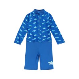 PLAYSHOES Protecție UV 'Hai' albastru / turcoaz / negru / alb