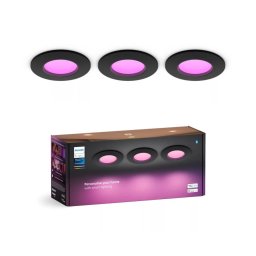 SET 3x corp de iluminat LED RGBW dimabil pentru baie Philips Hue SLIM LED/8,3W/230V