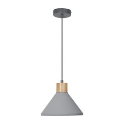 Lustră pe cablu Ledvance DECOR CONCRETE 1xE27/15W/230V d. 22 cm gri ciment