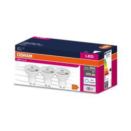 SET 3x bec LED Osram PAR16 GU10/6,9W/230V 6500K