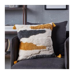 Pernă decorativă Eglo 420002 CHEVERY 45x45 cm galben/gri