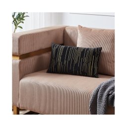 Pernă decorativă Eglo 420019 CHEVERY 30x50 cm negru/auriu