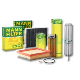 Pachet revizie filtre BMW Seria 3 F30 320D 190CP B47 D20A Mann