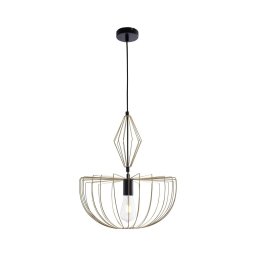Lustră pe cablu JASMINA 1xE27/20W/230V d. 40 cm auriu