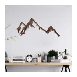 Decorațiune de perete 45x70 cm metal munte