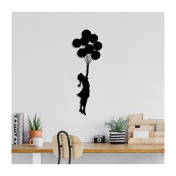 Decorațiune de perete 100x34 cm metal fată