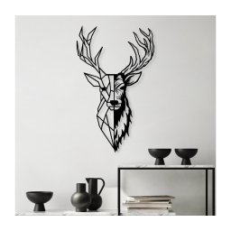 Decorațiune de perete 42x70 cm metal cerb