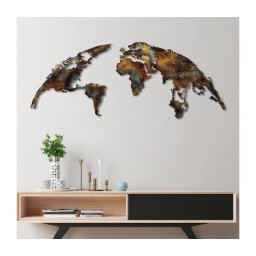 Decorațiune de perete 2 buc. metal planetă