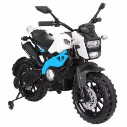 Motocicleta electrica pentru copii cu un motor, enduro - albastru