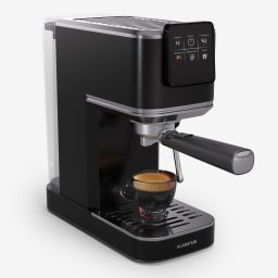 Klarstein SteelPresso Slim Touch filtru de cafea, portafilter, touchscreen (COF10-SPSlimTouchSBl)