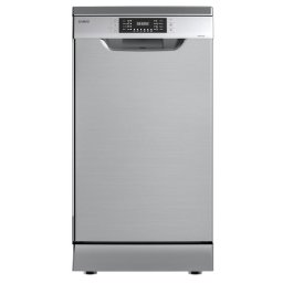 Masina de spalat vase Samus SDX410.8, 45 cm, Clasa E, Inox/Argintiu