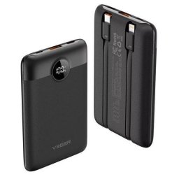Baterie Power Bank Veger USB 10000 mah / 22.5W W/CABLE C11 W1170, Negru
