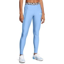 Under Armour Colanți pentru femei HeatGear Rib Legging Blue XL