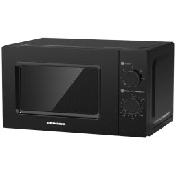 Cuptor cu microunde Heinner HMW-MD20MBK, 20 litri, 700 W, 5 trepte, mecanic, negru