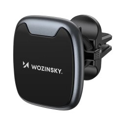 Suport auto telefon Wozinsky WUMTK, magnetic, grila ventilatie, negru