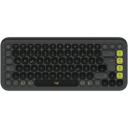 Tastatura POP ICON KEYS, Bluetooth/USB Wireless, Layout US, Negru