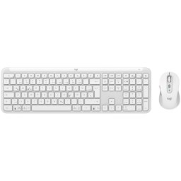 Tastatura 920-012491,Bluetooh, Wireless, Layout US + Mouse Optic, Wireless, Alb