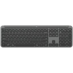 Tastatura Slim K950, Bluetooh, Layout US, Negru