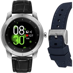 Ceas Smartwatch Barbati, Kenneth Cole, New York KCWGD2174061, Set cu Bratara suplimentara
