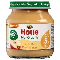 Piure de mere pentru copii, +5luni bio 125g