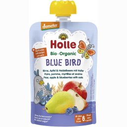 Piure de pere, mere, afine si ovaz pentru copii, +6luni bio 100g