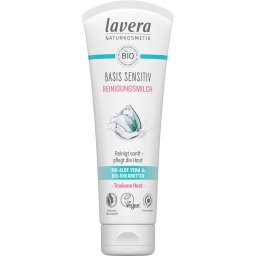 Lapte demachiant cu aloe vera bio si unt de shea bio pentru piele uscata sensitiv 125ml