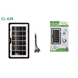 Panou solar portabil CcLamp CL-639 cu intrare USB pentru incarcare telefon