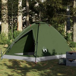 Cort camping cupola 4 persoane verde masliniu impermeabil GartenMobel Dekor