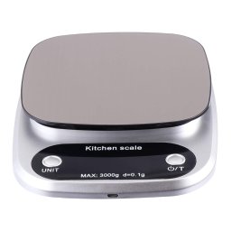 Cantar de bucatarie electronic cu display LCD GRI