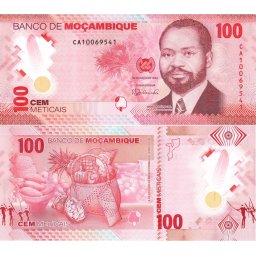 Mozambic 2024 - 100 meticais, necirculata - polimer