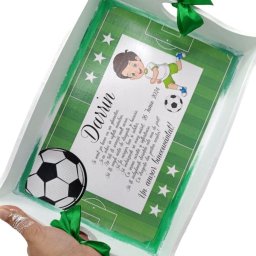 Set Tavita Mot (turta), Micul Fotbalist, model personalizat cu 6 piese - FEIS410008
