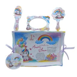 Set Tavita Mot (turta), Rainbow, model personalizat cu 5 piese - FEIS410007