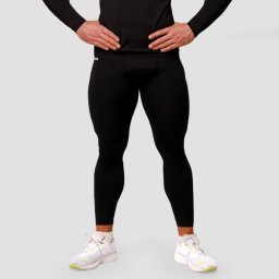 GymBeam Colanți de compresie Mid Black L