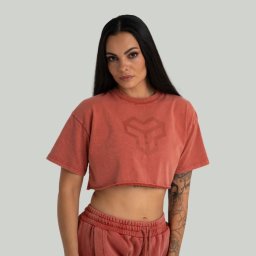 STRIX Tricou pentru femei CropTop Washed Terra M
