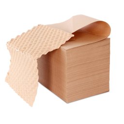 Pachet hartie de ambalat, pliata in Z, culoare kraft, 80g, 330M