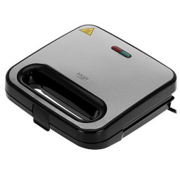 Sandwich maker AD 3076, 1000 W, 220-240V, 2 lumini indicatoare, Argintiu/Negru