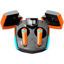 Casti CND-GTWS2O, Casti gaming True Wireless In Ear, Portocaliu / Negru
