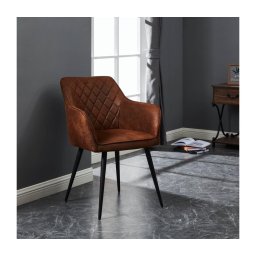 Scaun de sufragerie Eglo 424708 MASANTOL 81,5x63 cm maro